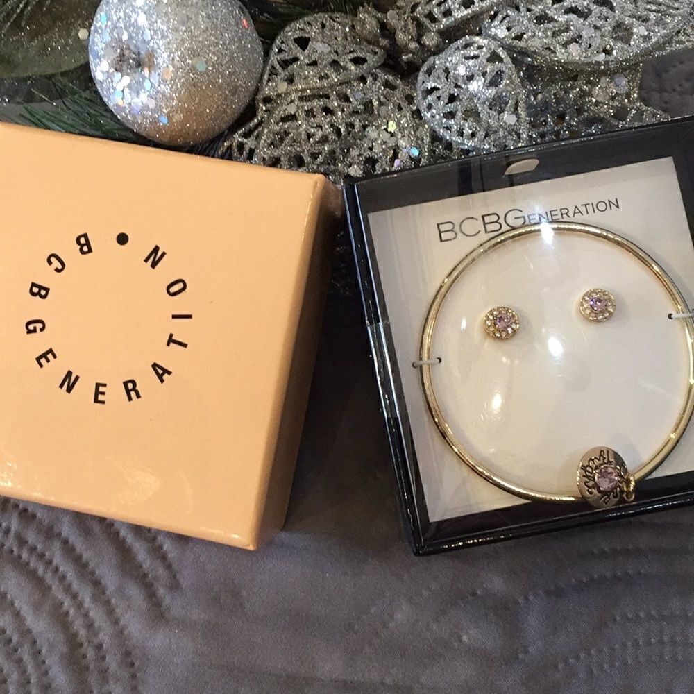 BCBGeneration Bracelet & Earrings Set